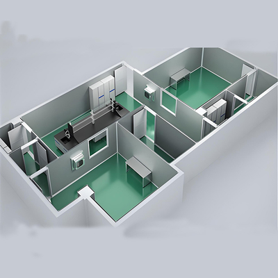 Αγορά Huuao ISO1-ISO8 Modular Cleanroom for Pharmaceutical Clean Room Partitions 50/75mm Thickness Z Lock EPS Sandwich Panel Cleanroom projects online manufacture