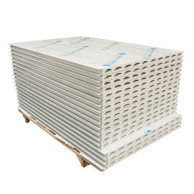 Αγορά Huaao Fireproof Waterproof Aging Resistant Deformable and Easy Splicing of Magnesium Sulfide Purification Color Steel Sandwich Panel online manufacture