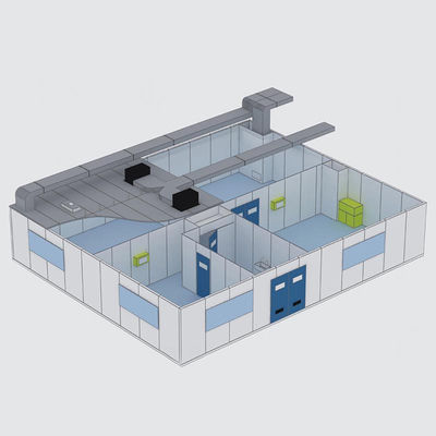 Αγορά Huaao Cleanroom Supply Portable Clean Room Class 100 Modular Cleanroom OEM Clean Class 100 Modular Cleanroom/ISO 5 ISO 7 Clean Booth online manufacture