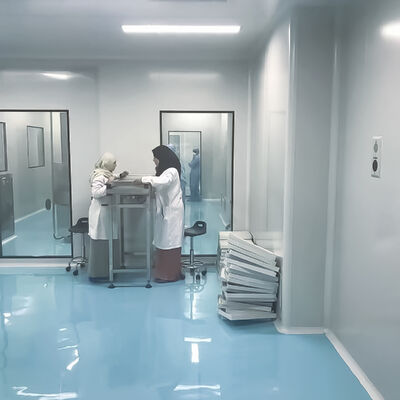 Αγορά HUAAO Επαγγελματική προσαρμοσμένη σύγχρονη ISO κλάσης 8 Απαλλαγμένη από σκόνη Μονουλική καθαρή αίθουσα για εργαστήρια εργαστηρίων νοσοκομείων διαδικτυακή κατασκευή
