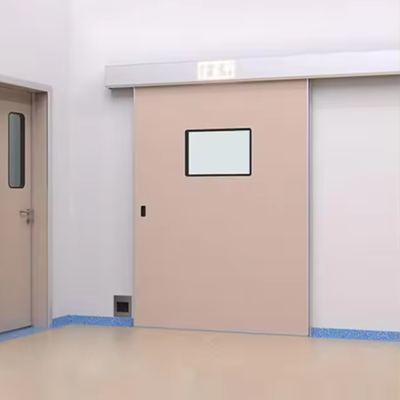 Καθαρός και ασφαλής χώρος εργασίας με αντιβακτηριακό ηλεκτροστατικό ψεκασμό καθαρό δωμάτιο αυτόματη συρόμενη πόρτα