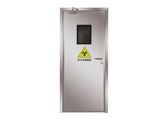 Ζυγισμένη 304SS Ακτινοπροστατευτική X Ray Lead Door Για Νοσοκομειακό Ιατρικό Φαρμακευτικό