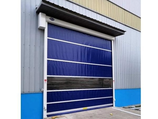Αυτόματη πόρτα PVC με γρήγορο κλείστρο υψηλής ταχύτητας πρόσβαση από σκόνη και αέρα
