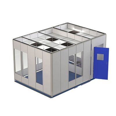 HUAAO Laboratory Modular Hard Wall ISO 7 Cleanroom Assembly Portable Clean Room Booth Lab Room Hospital Clean Rooms